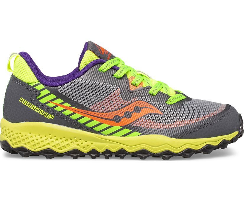 Gyerek Saucony Peregrine 11 Shield Tornacipő Sárga Szürke Világos Zöld | HU 659WNB